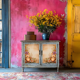 Papel De Seda Impresión de la descomposición del café de otoño v