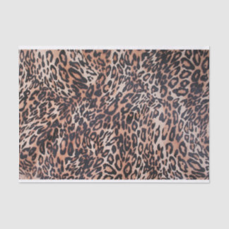 Papel De Seda Impresión de leopardo