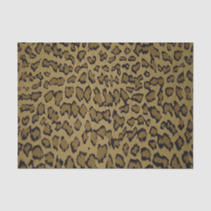PAPEL DE SEDA IMPRESIÓN DE LEOPARDO ANIMAL