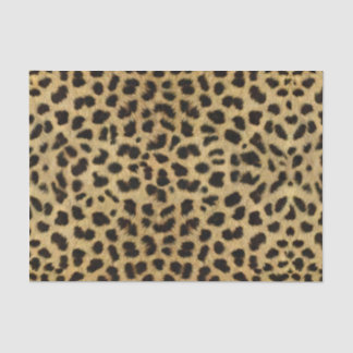 Papel De Seda Impresión de leopardo natural