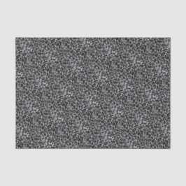 Papel De Seda Impresión de leopardo pequeño Glam Metallic Silver