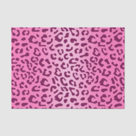Papel De Seda Impresión de leopardo rosa elegante