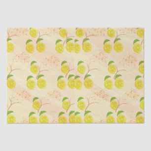 Papel De Seda Impresión de limón