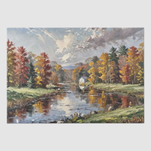 Papel De Seda Impresión de pintura de otoño