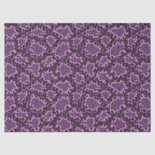 Papel De Seda Impresión de serpientes moradas