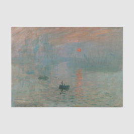 Papel De Seda Impresión del amanecer por Claude Monet