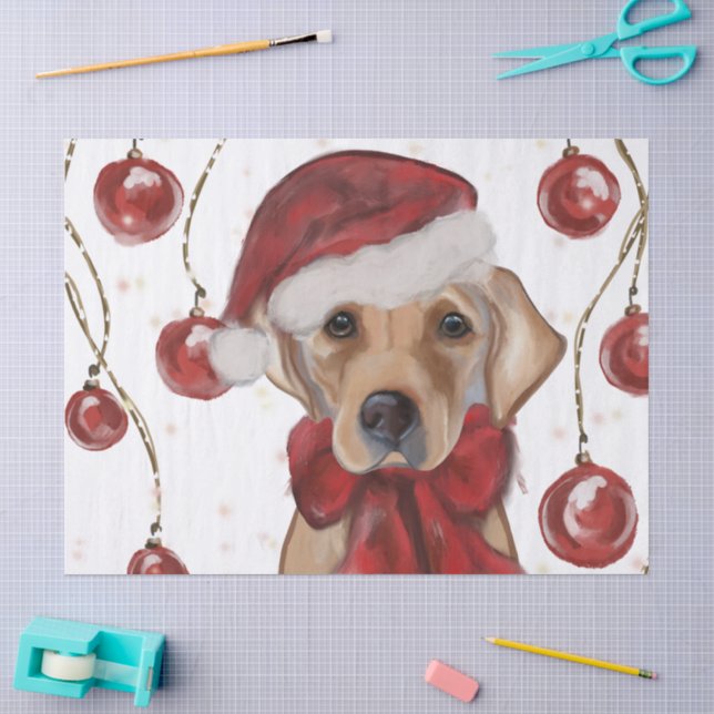 Papel De Seda Impresión en lienzo de Labrador Retriever (Artesanía)