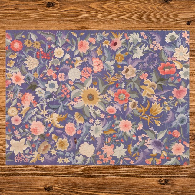 Papel De Seda Impresión floral decorativa (Subido por el creador)