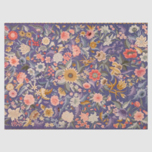 Papel De Seda Impresión floral decorativa
