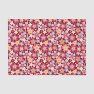 Papel De Seda Impresión floral Dreamy Plum & Cherry Blossoms (Ro
