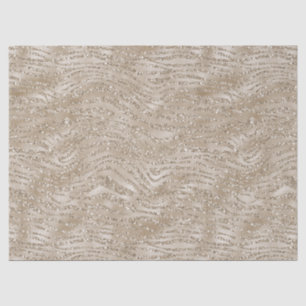 Papel De Seda Impresión Glitzy Gold Zebra