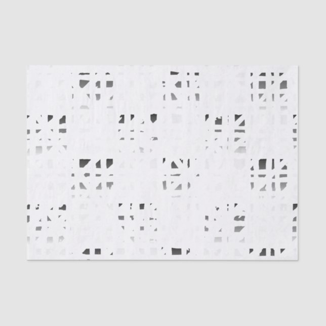 Papel De Seda Impresión negra, blanca, gris 2 del arte (Anverso)