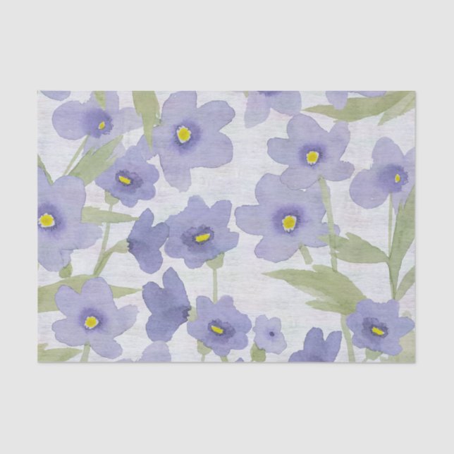 Papel De Seda impresión olvida-me-not-flowers (Anverso)