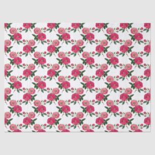 Papel De Seda Impresión rosa rosa