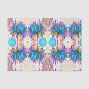 Papel De Seda Impresionante acuarela Cactus Arcoiris Dahlia