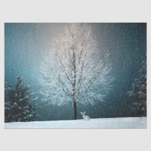 Papel De Seda Impresionante Árbol De Invierno - ¡Completo De Con