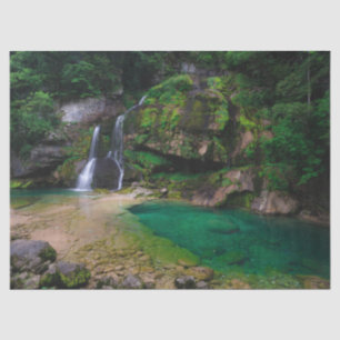 Papel De Seda Impresionante cascada Virje, Poster de Eslovenia