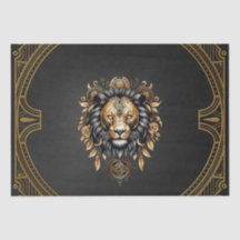 Impresionante majestuoso león