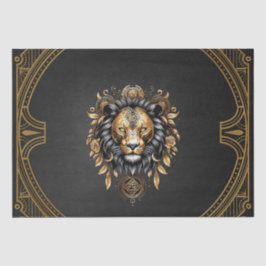 Papel De Seda Impresionante majestuoso león
