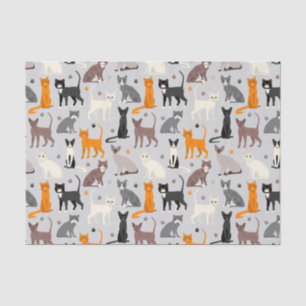Papel De Seda Impresiones de gatos y pintas