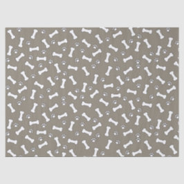 Papel De Seda Impresiones de la pintura de cachorro y huesos de 