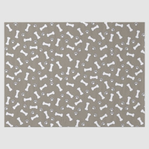 Papel De Seda Impresiones de la pintura de cachorro y huesos de 