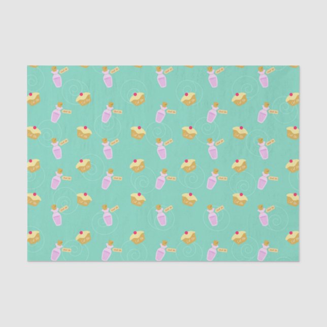 Papel De Seda Impresiones del país de las maravillas (Anverso)
