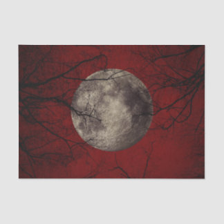 Papel De Seda Impresiones fantasmagóricas de Halloween de la