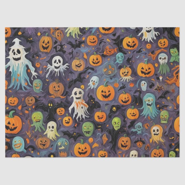 Papel De Seda Impresionismo derrite fantasmas (Anverso)