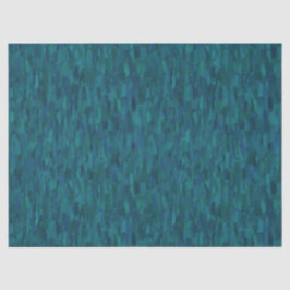 Papel De Seda Impressionist Brush Strokes, Navy, Teal, Blue