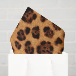 Papel De Seda Imprimir Leopardo Salvaje Dorado Marrón Naranja Qu