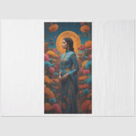 Papel De Seda In het bloemenveld decoupage tissue papier