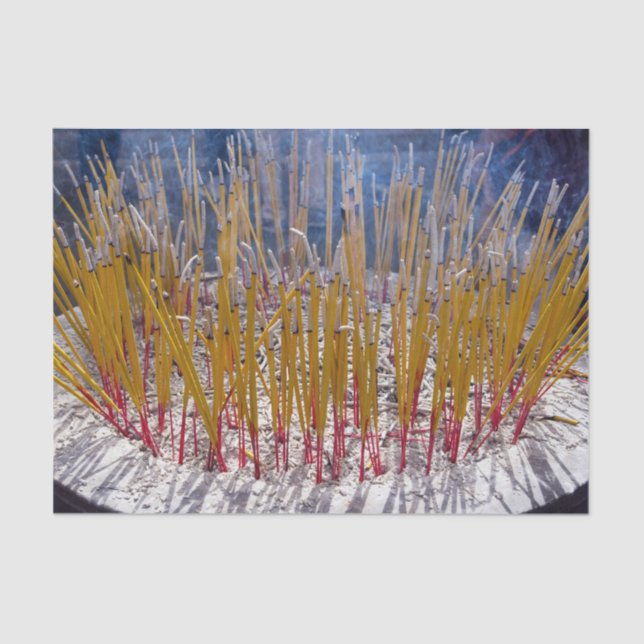 Papel De Seda Incendio en un templo, Zhongdian, Yunnan - China (Anverso)