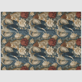 Papel De Seda Indian Elephant with Tiger Vintage Decoupage