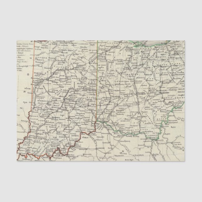 Papel De Seda Indiana y Ohio (Anverso)
