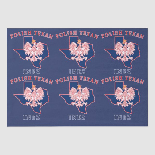 Papel De Seda Inez Poland Texan (Anverso)
