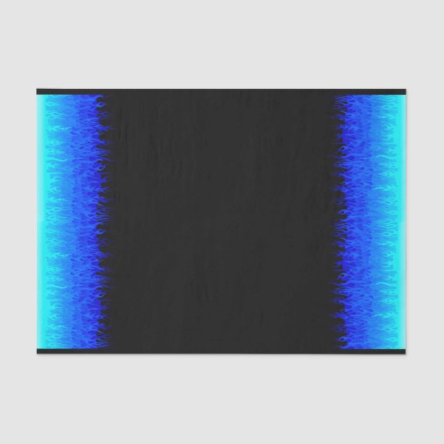 Papel De Seda Inflamaciones Blue Hot Rod (Anverso)