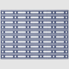 Papel De Seda Inky Blue 1 Done Inlay Dot Border Decoupage Paper