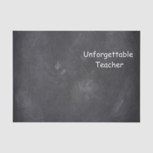 Papel De Seda Inolvidable Teacher Chalkboard Design Gift Idea