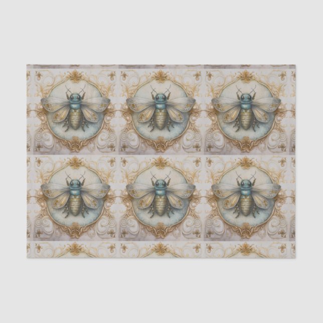 Papel De Seda Insectos caprichosos (Anverso)
