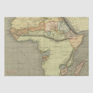 Papel De Seda Inspiración de antiguo mapa antiguo