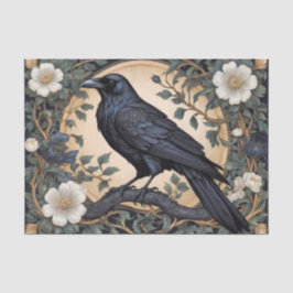 Papel De Seda Inspiración de Black Raven William Morris