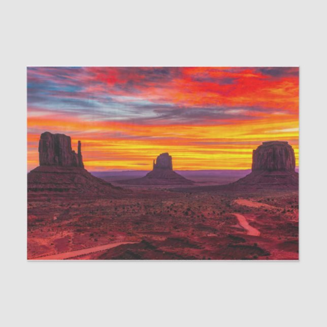 Papel De Seda Inspiraciones naturales en el valle de montaña de  (Anverso)