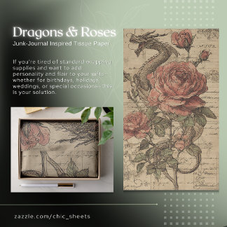 Papel de seda inspirado en diario de basura Dragon