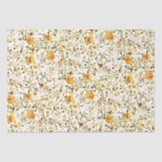 Papel de seda inspirado en rosas Orange Victoriano