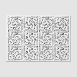 Papel De Seda Instrumento de la flauta