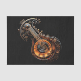 Papel De Seda Instrumento musical Steampunk