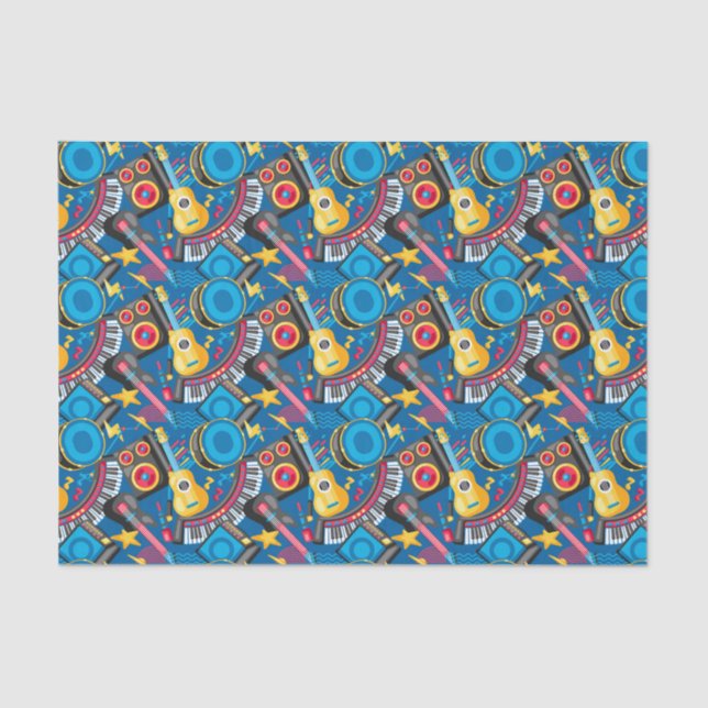 Papel De Seda Instrumentos musicales (Anverso)