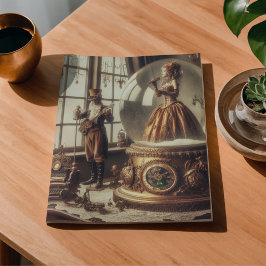 Papel De Seda Intérpretes de Música Victoriana Steampunk en Glob