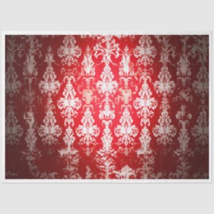 Papel De Seda Intrincado y hermoso Navidad Damasco